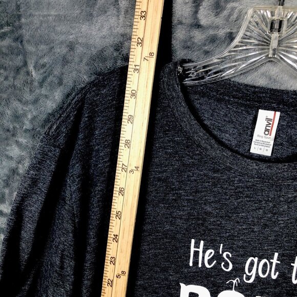 Women’s Tops Fishing T Shirt He’s Got The Pole I’ve Got The Bobbers Funny Shirt - Picture 4 of 8